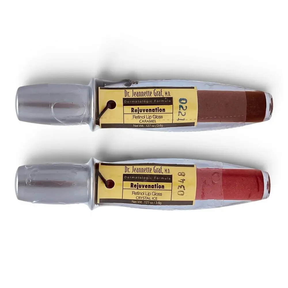 Dr Jeannette Graf Rejuvenation Retinol Lip Gloss / Caramel & Crystal Ice